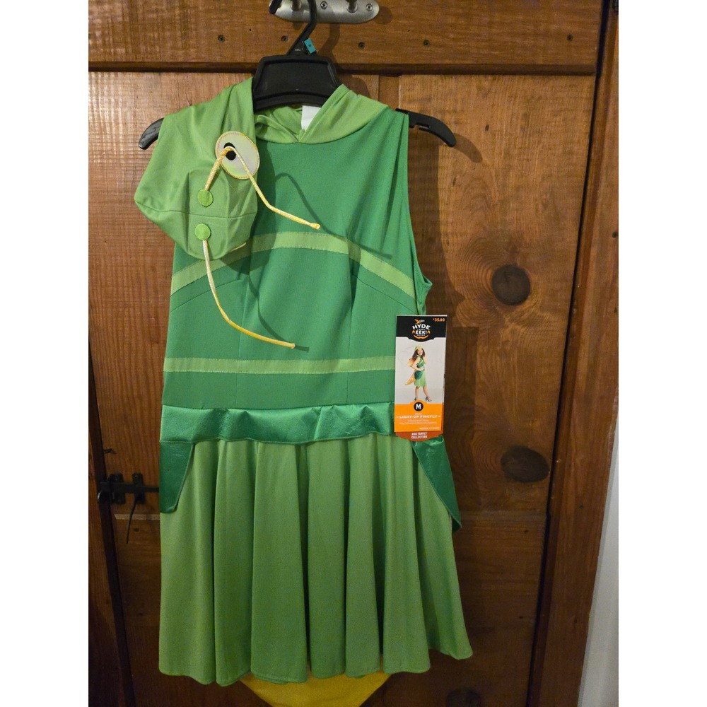 Hyde and EEK! Boutique Light-Up Firefly Costume Adult Medium Green Dress Wings